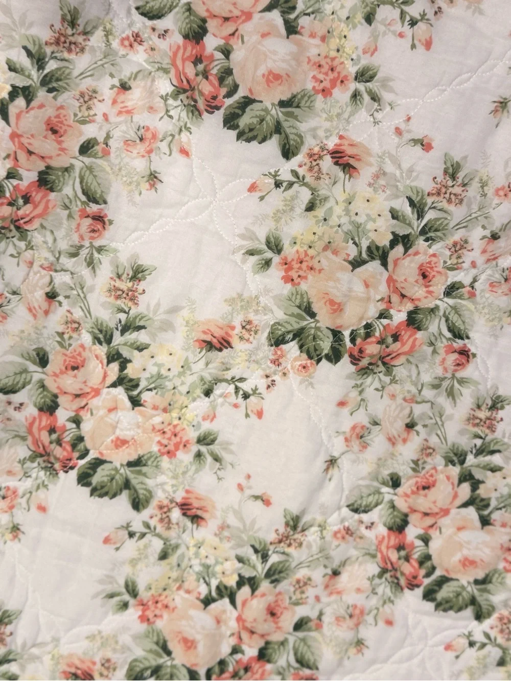 Vintage Laura Ashley for Revman Floral Twin Quilt & Sham Cotton Rare